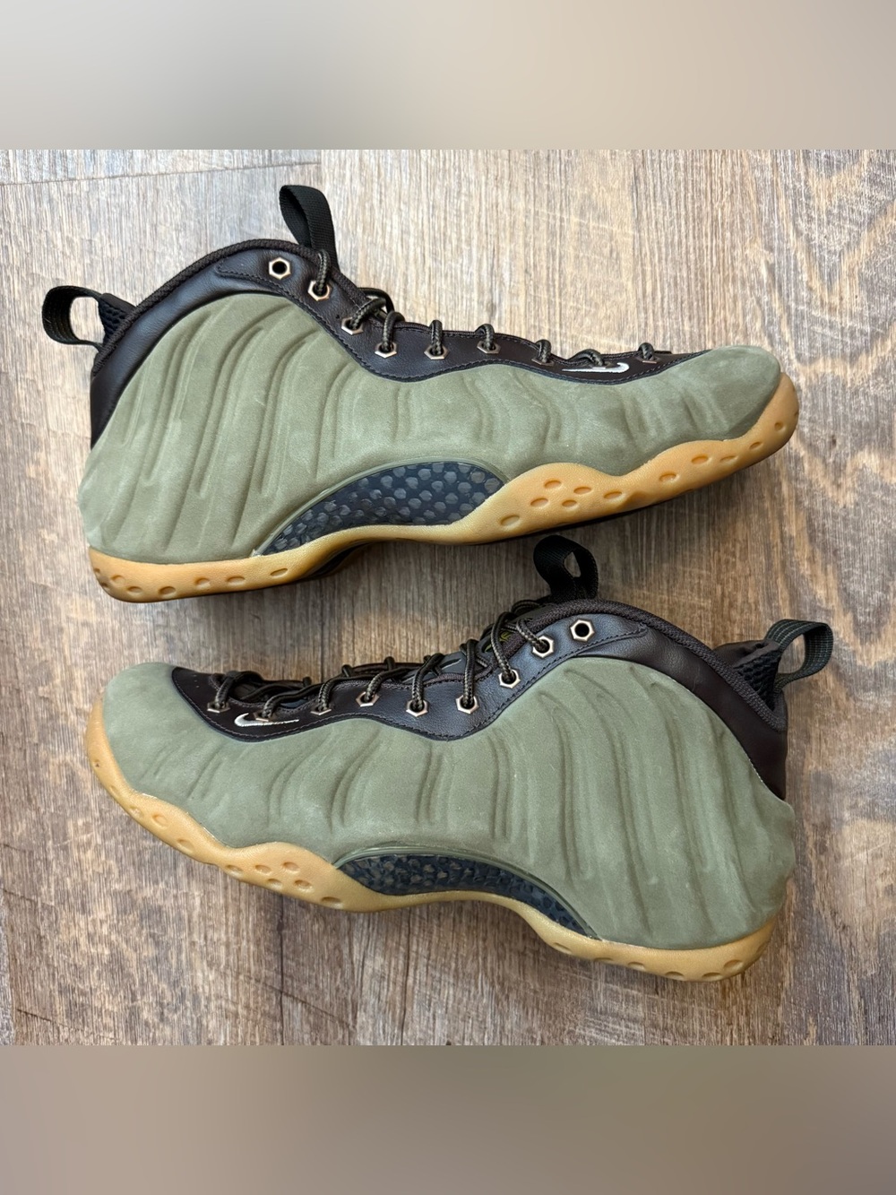 Nike Air Foamposite One Premium PRM Olive Green Gum